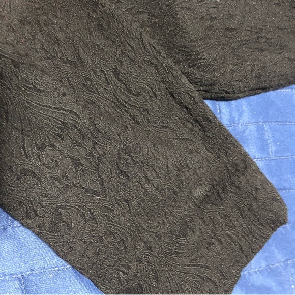 Reitman’s Black Textured Trousers . Size 10 regular- dressy straight leg pants - Picture 3 of 8